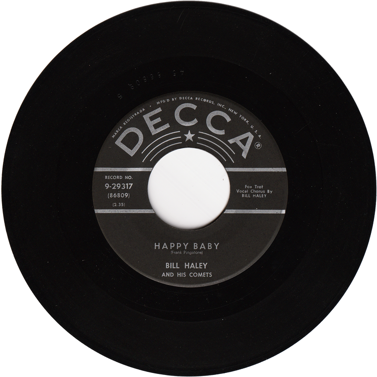 Bill Haley & his Comets - Dim, Dim The Lights / Happy Baby