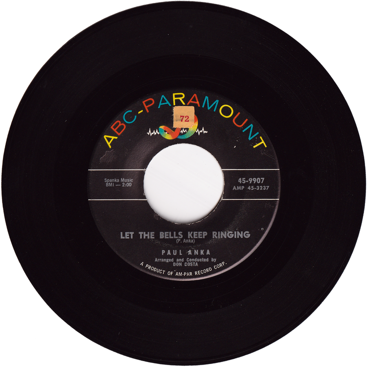 Paul Anka - Crazy Love / Let The Bells Keep Ringing