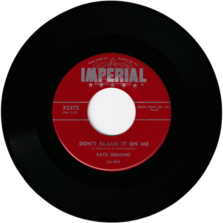 Fats Domino - Don't Blame It On Me / Bo Weevil