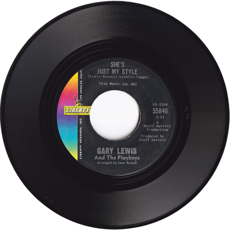 Gary Lewis & The Playboys - She's Just My Style / I Won't Make That Mistake Again