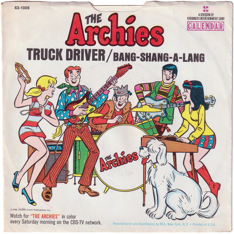 The Archies - Bang-Shang-A-Lang / Truck Driver (w/PS)
