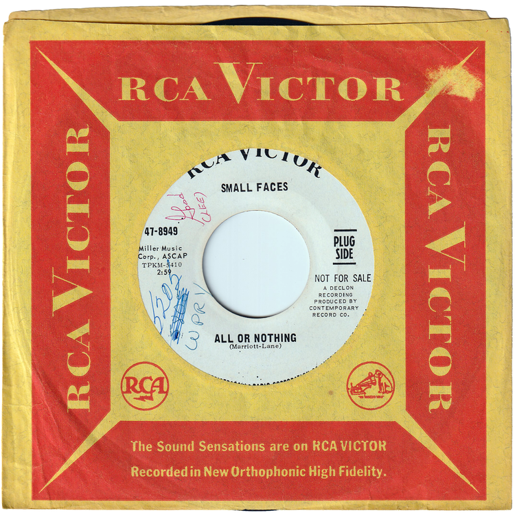 Small Faces - All or Nothing / Understanding (Promo) – NIGHT BEAT Small Faces - All or Nothing / Understanding (Promo) – NIGHT BEAT