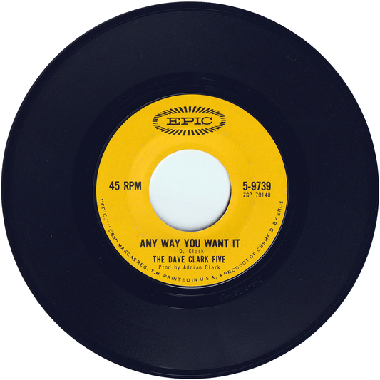 The Dave Clark Five - Any Way You Want It / Crying Over You