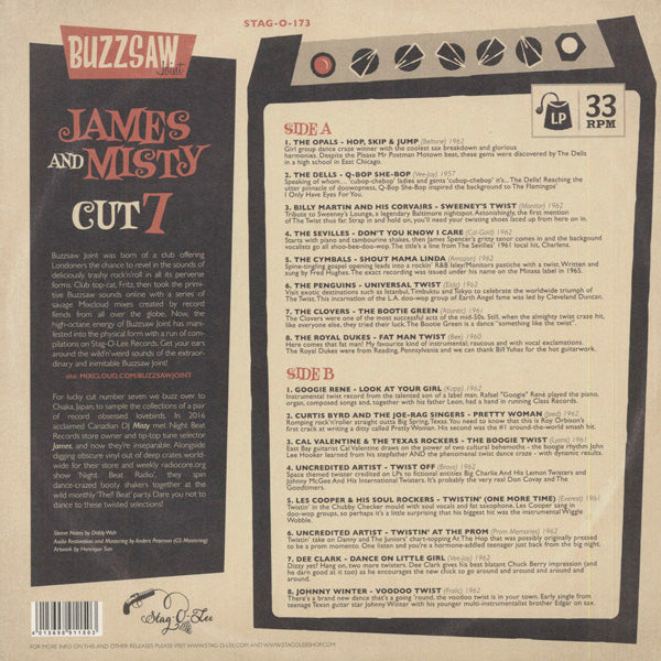 V.A - Buzzsaw Joint Cut 7 - James & Misty (LP)